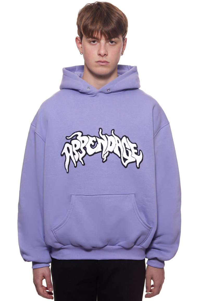 LAVENDER PLUSH STAMP HOODIE – AN – APPENDAGE