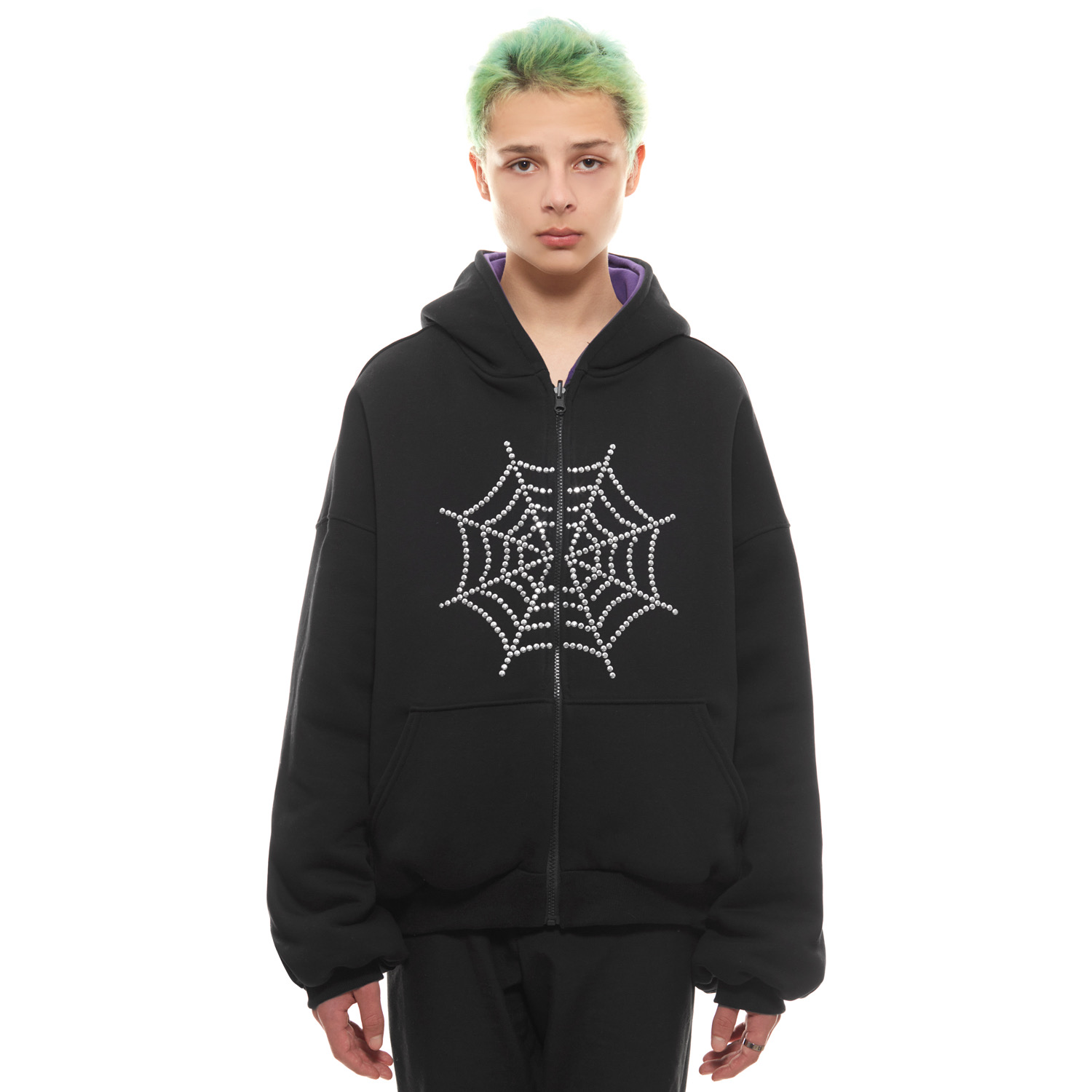 SPIDER DOUBLE LAYERED REVERSIBLE ZIP-UP HOODIE – AN – APPENDAGE