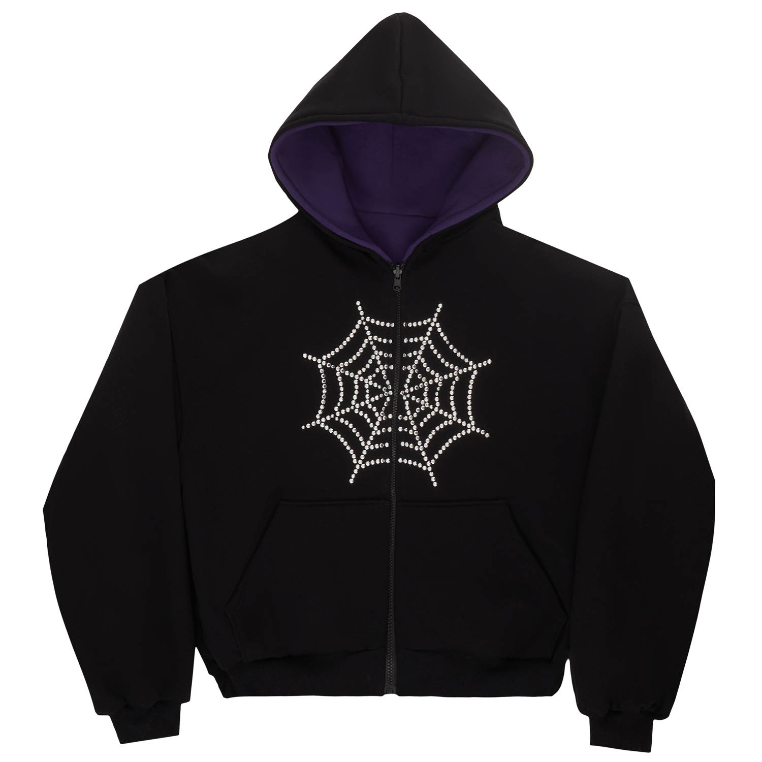 SPIDER DOUBLE LAYERED REVERSIBLE ZIP-UP HOODIE – AN – APPENDAGE